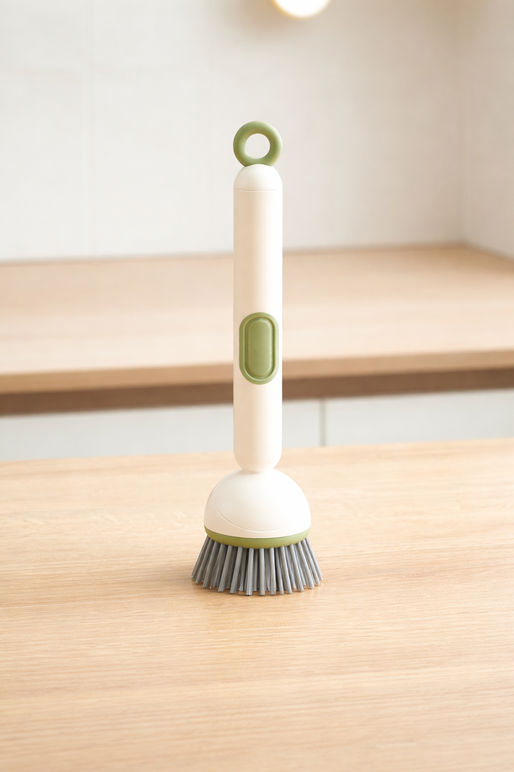 Liquid Dispensing Rotating Kitchen Brush